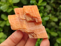 Natural Sunset Orange Calcite Specimens x 24 From Spitzkop, Namibia