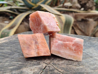 Natural Sunset Orange Calcite Specimens x 24 From Spitzkop, Namibia