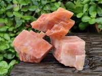 Natural Sunset Orange Calcite Specimens x 24 From Spitzkop, Namibia