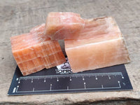Natural Sunset Orange Calcite Specimens x 24 From Spitzkop, Namibia