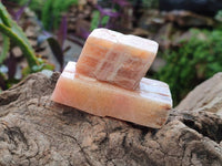 Natural Sunset Orange Calcite Specimens x 24 From Spitzkop, Namibia