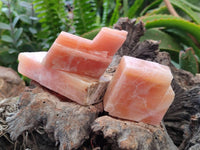 Natural Sunset Orange Calcite Specimens x 24 From Spitzkop, Namibia