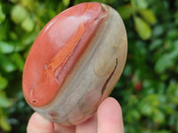 Polished Polychrome Jasper Standing Free Forms x 6 From NW Coast, Madagascar