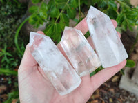 Polished Clear Quartz Crystals x 6 From Madagascar