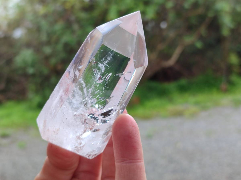 Polished Clear Quartz Crystals x 6 From Madagascar - Toprock Gemstones and Minerals 