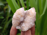 Natural Small Amethyst and Ametrine Spirit Quartz Clusters x 12 From South Africa