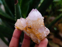 Natural Small Amethyst and Ametrine Spirit Quartz Clusters x 12 From South Africa