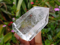 Polished Clear Quartz Crystals x 6 From Madagascar
