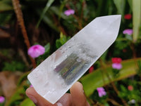Polished Clear Quartz Crystals x 6 From Madagascar