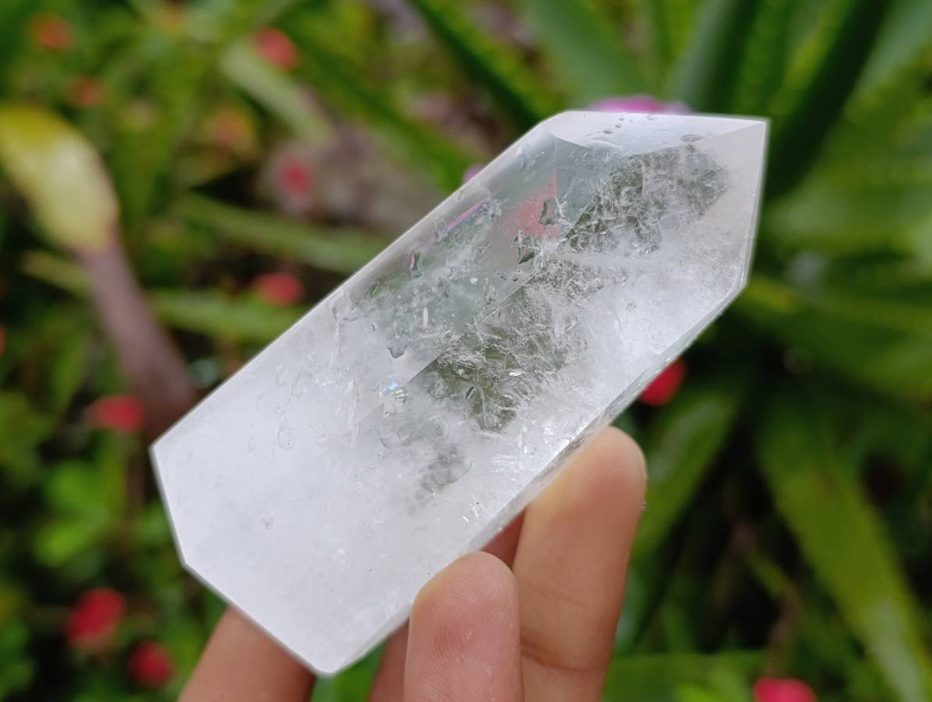 Polished Clear Quartz Crystals x 6 From Madagascar - Toprock Gemstones and Minerals 