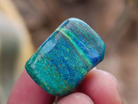Polished Azurite And Flower Banded Malachite Free Forms x 70 From Congo