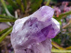 Natural Jacaranda Amethyst Quartz Crystal Clusters x 2 From Mumbwa, Zambia - Toprock Gemstones and Minerals 