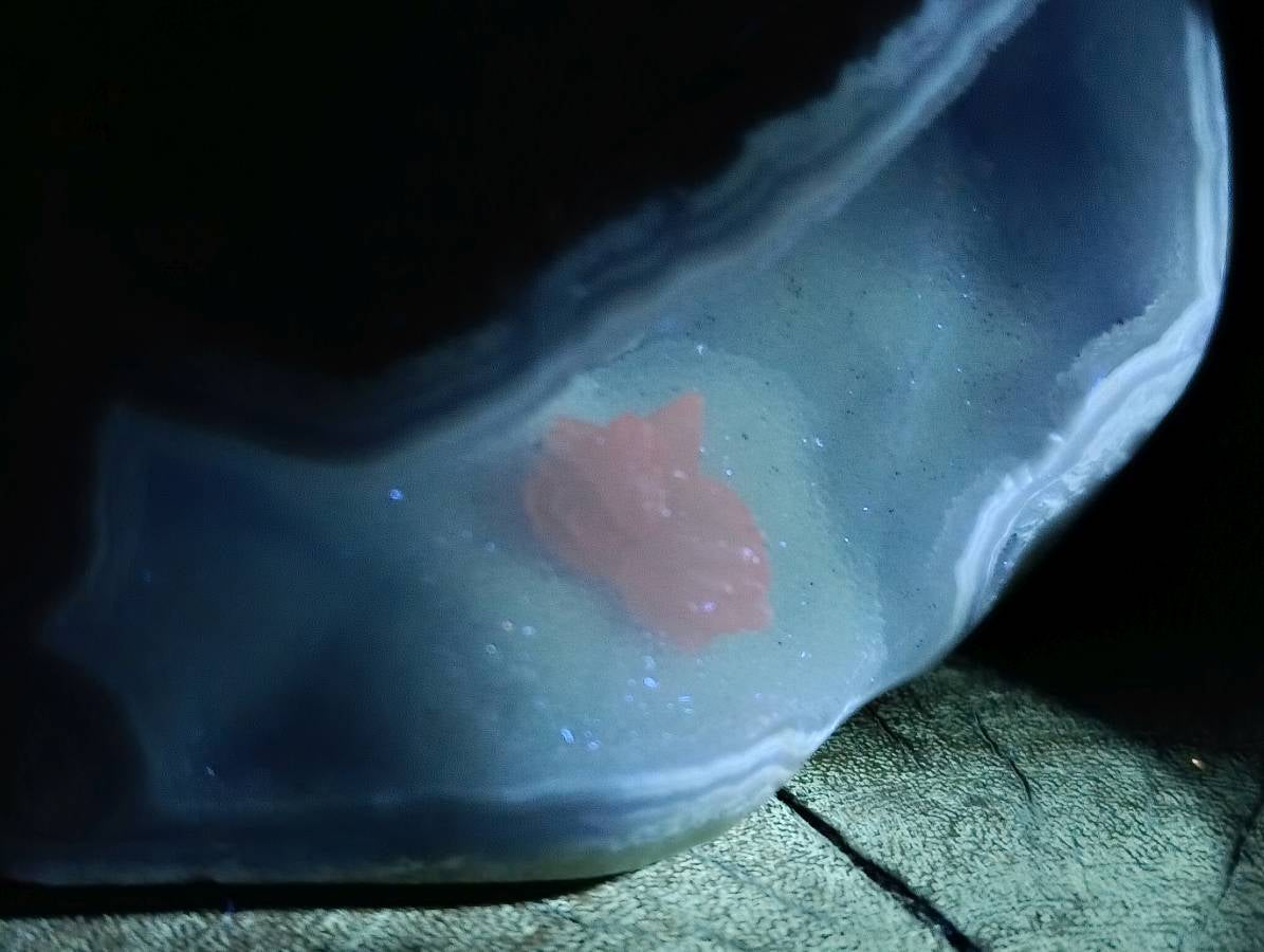 Polished Blue Lace Agate Standing Free Form x 1 From Nsanje, Malawi - Toprock Gemstones and Minerals 