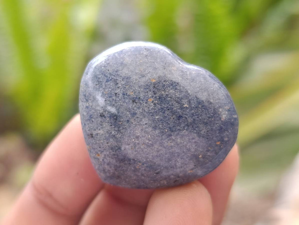 Polished Small Lazulite Hearts x 35 From Madagascar - Toprock Gemstones and Minerals 