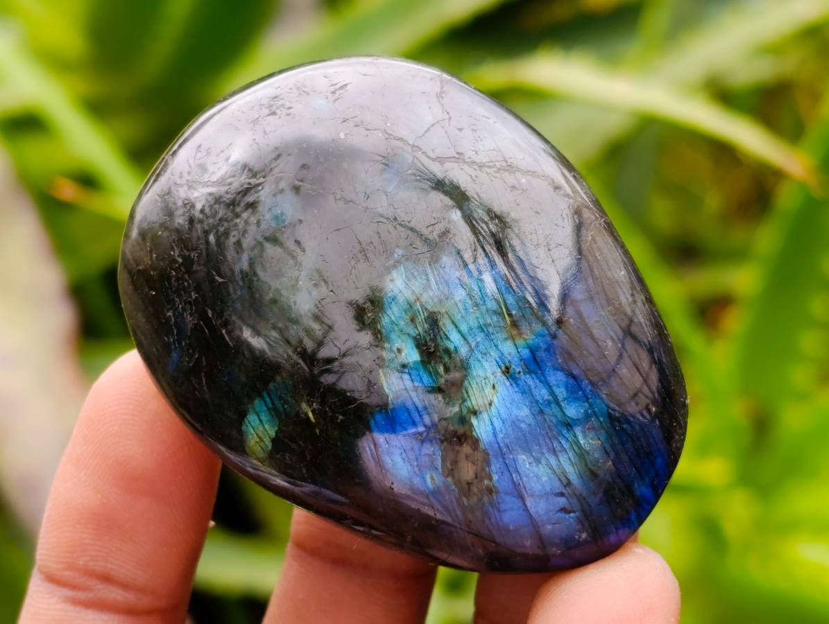 Polished Labradorite Galets x 20 From Tulear, Madagascar - Toprock Gemstones and Minerals 