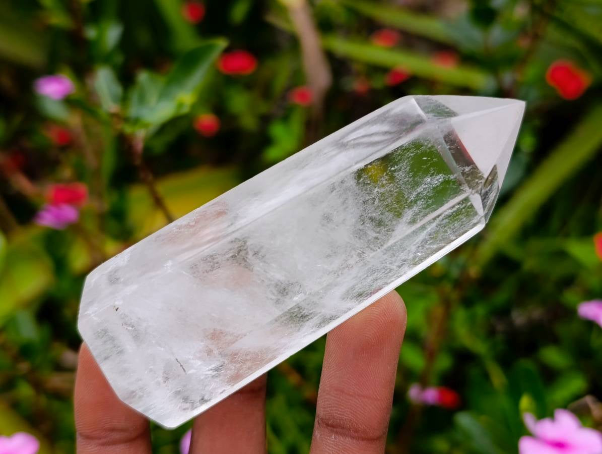 Polished Clear Quartz Crystals x 12 From Madagascar - Toprock Gemstones and Minerals 
