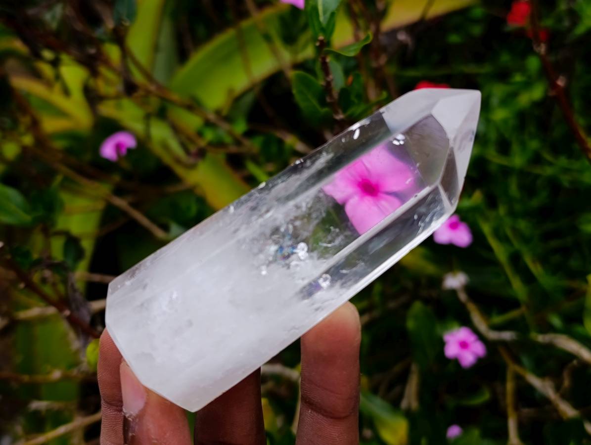 Polished Clear Quartz Crystals x 12 From Madagascar - Toprock Gemstones and Minerals 