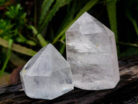 Polished Clear Quartz Crystals x 12 From Madagascar