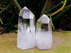 Polished Clear Quartz Crystals x 12 From Madagascar - Toprock Gemstones and Minerals 