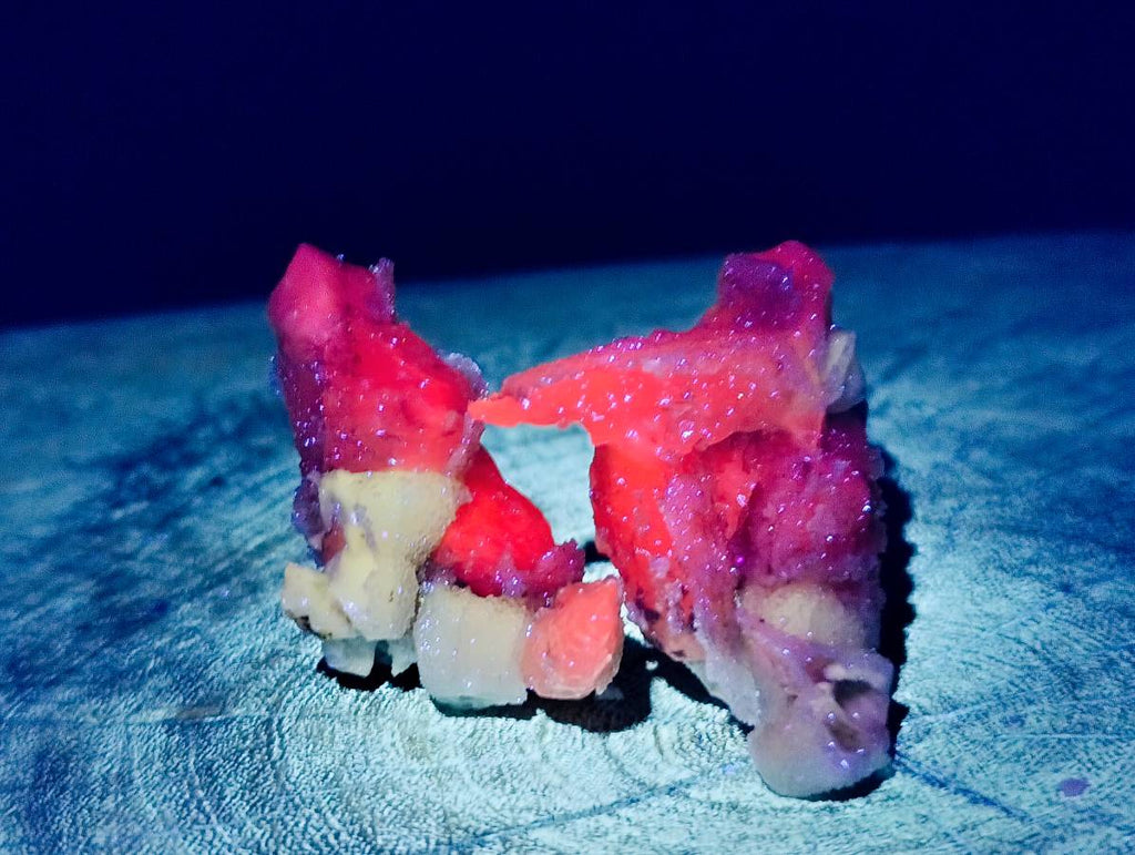 Natural Drusy Quartz Coated Calcite Pseudomorph Specimens x 12 From Alberts Mountain, Lesotho - Toprock Gemstones and Minerals 
