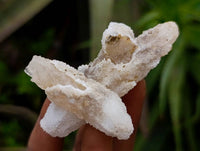 Natural Drusy Quartz Coated Calcite Pseudomorph Specimens x 12 From Alberts Mountain, Lesotho