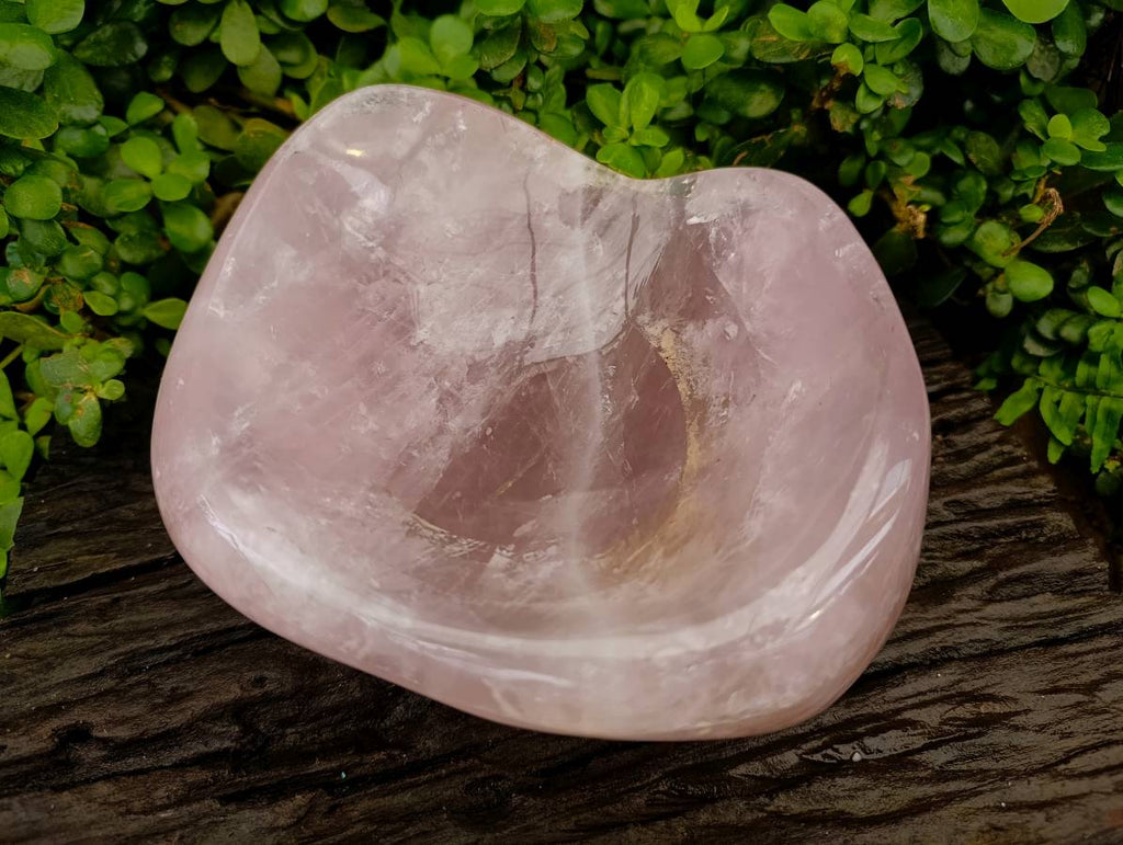 Polished Rose Quartz Bowl x 1 From Madagascar - Toprock Gemstones and Minerals 