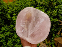Polished Rose Quartz Bowl x 1 From Madagascar