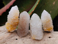 Natural Golden Limonite Spirit Quartz Crystals x 35 From Boekenhouthoek, South Africa