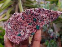 Natural Salrose Cobaltion Dolomite with Ball Malachite & Chrysocolla Specimens x 6 From Kakanda, Congo