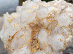 Natural Etched Window Candle Quartz Clusters x 1 From Ansirabe, Madagascar - Toprock Gemstones and Minerals 
