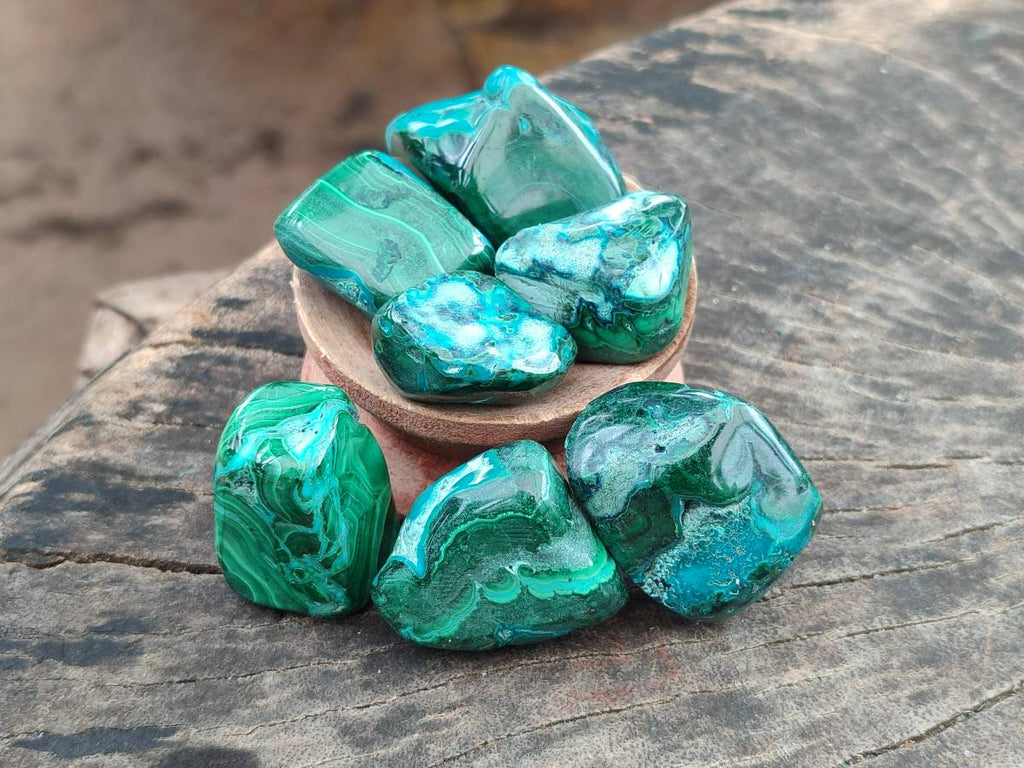 Polished Malacolla Free Forms x 35 From Kulukuluku, Congo - Toprock Gemstones and Minerals 