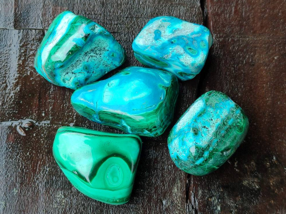 Polished Malacolla Free Forms x 35 From Kulukuluku, Congo - Toprock Gemstones and Minerals 