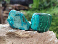 Polished Malacolla Free Forms x 35 From Kulukuluku, Congo