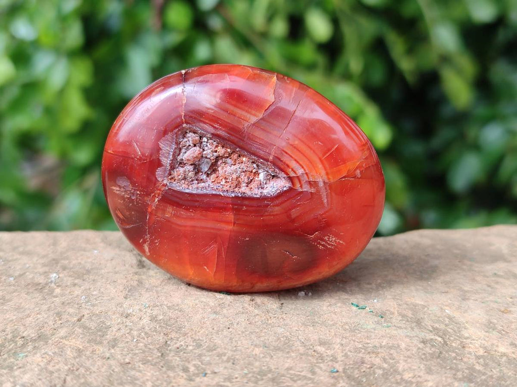 Polished Carnelian Agate Gemstone Galets x 20 From Madagascar - Toprock Gemstones and Minerals 