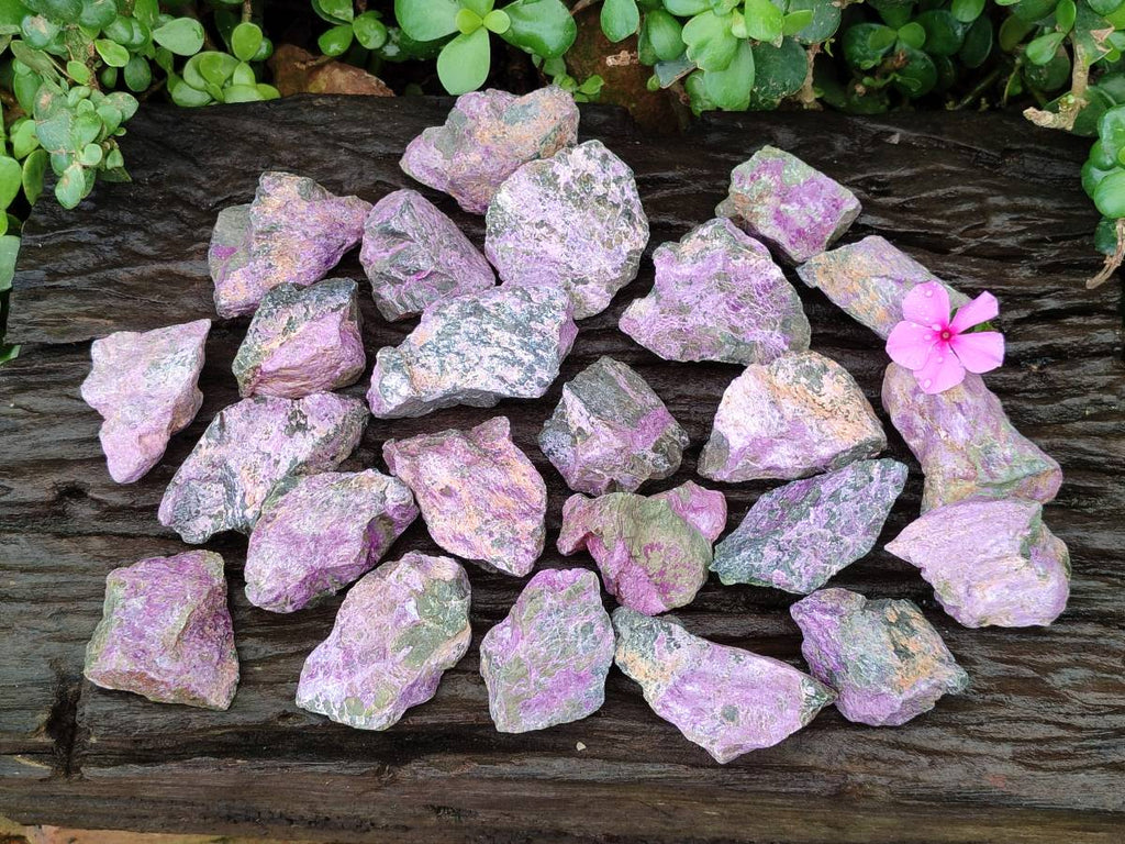 Natural Stichtite Cobbed Specimens x 35 From Barberton, South Africa - Toprock Gemstones and Minerals 
