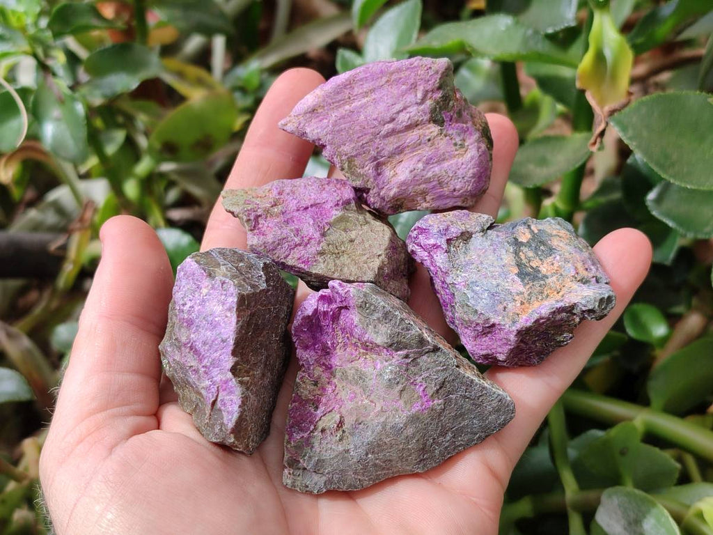 Natural Stichtite Cobbed Specimens x 35 From Barberton, South Africa - Toprock Gemstones and Minerals 