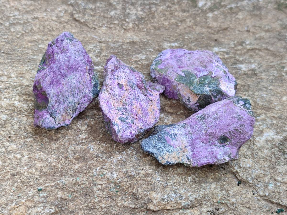 Natural Stichtite Cobbed Specimens x 35 From Barberton, South Africa - Toprock Gemstones and Minerals 