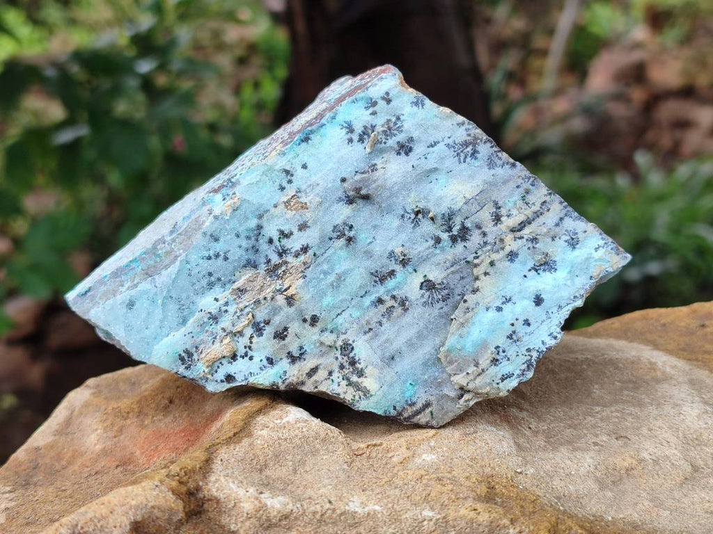 Natural Drusy Coated Chrysocolla Specimens x 6 From Likasi, Congo - Toprock Gemstones and Minerals 