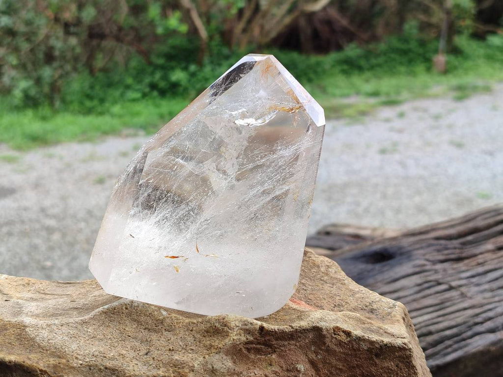 Polished Labradorite Standing Free Forms x 2 From Tulear, Madagascar - Toprock Gemstones and Minerals 