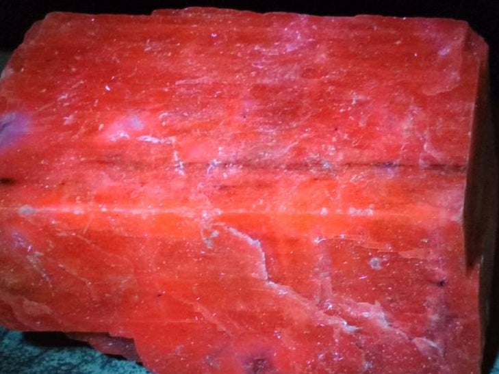 Natural Sunset Orange Calcite Specimens x 12 From Spitzkop, Namibia - Toprock Gemstones and Minerals 