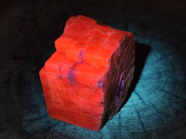 Natural Sunset Orange Calcite Specimens x 4 From Spitzkop, Namibia