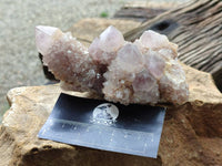 Natural Amethyst Spirit Quartz Clusters x 3 From Boekenhouthoek, South Africa