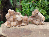 Natural Amethyst Spirit Quartz Clusters x 3 From Boekenhouthoek, South Africa