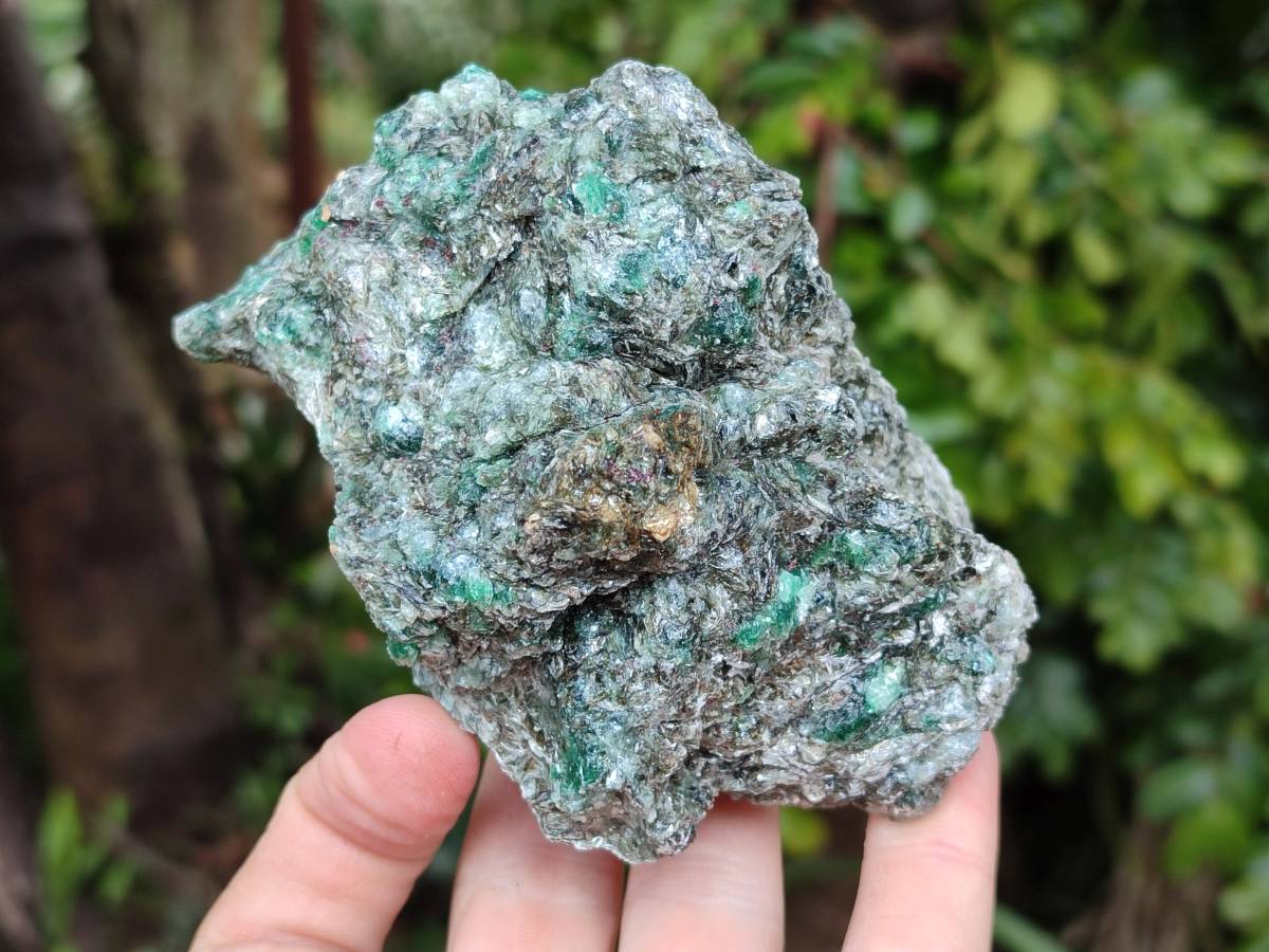 Natural Emerald Mica 'Mutokolite' Cobbed Specimens x 6 From Mutoko, Zimbabwe - Toprock Gemstones and Minerals 