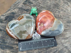 Polished Polychrome Jasper Hearts x 12 From NW Coast, Madagascar - Toprock Gemstones and Minerals 