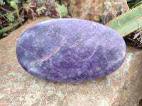 Polished Lepidolite Free Forms x 2 From Zimbabwe