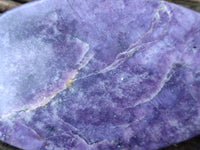Polished Lepidolite Free Forms x 2 From Zimbabwe