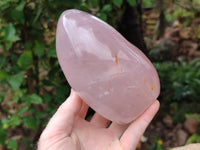 Polished Gemmy Rose Quartz Standing Free Form x 1 From Madagascar