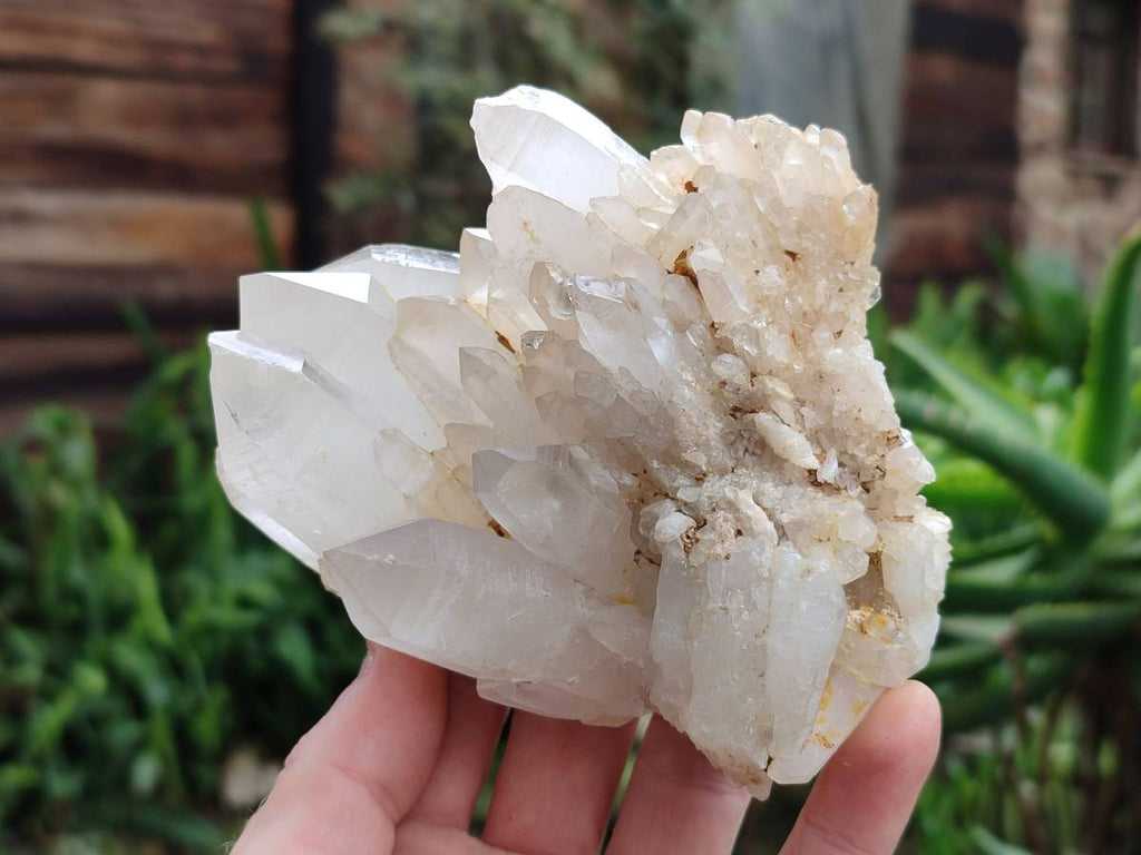 Natural Quartz Crystal Clusters x 4 From Madagascar - Toprock Gemstones and Minerals 