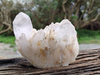 Natural Quartz Crystal Clusters x 4 From Madagascar - Toprock Gemstones and Minerals 